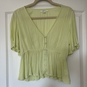 O’Neill Wes Top, Green, Medium